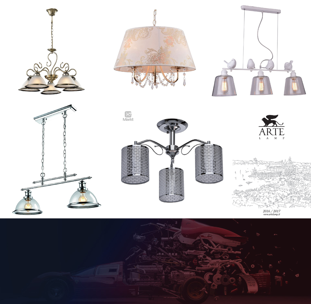 « подвесные». Arte Lamp серия Panna артикул A8612LM-3AB