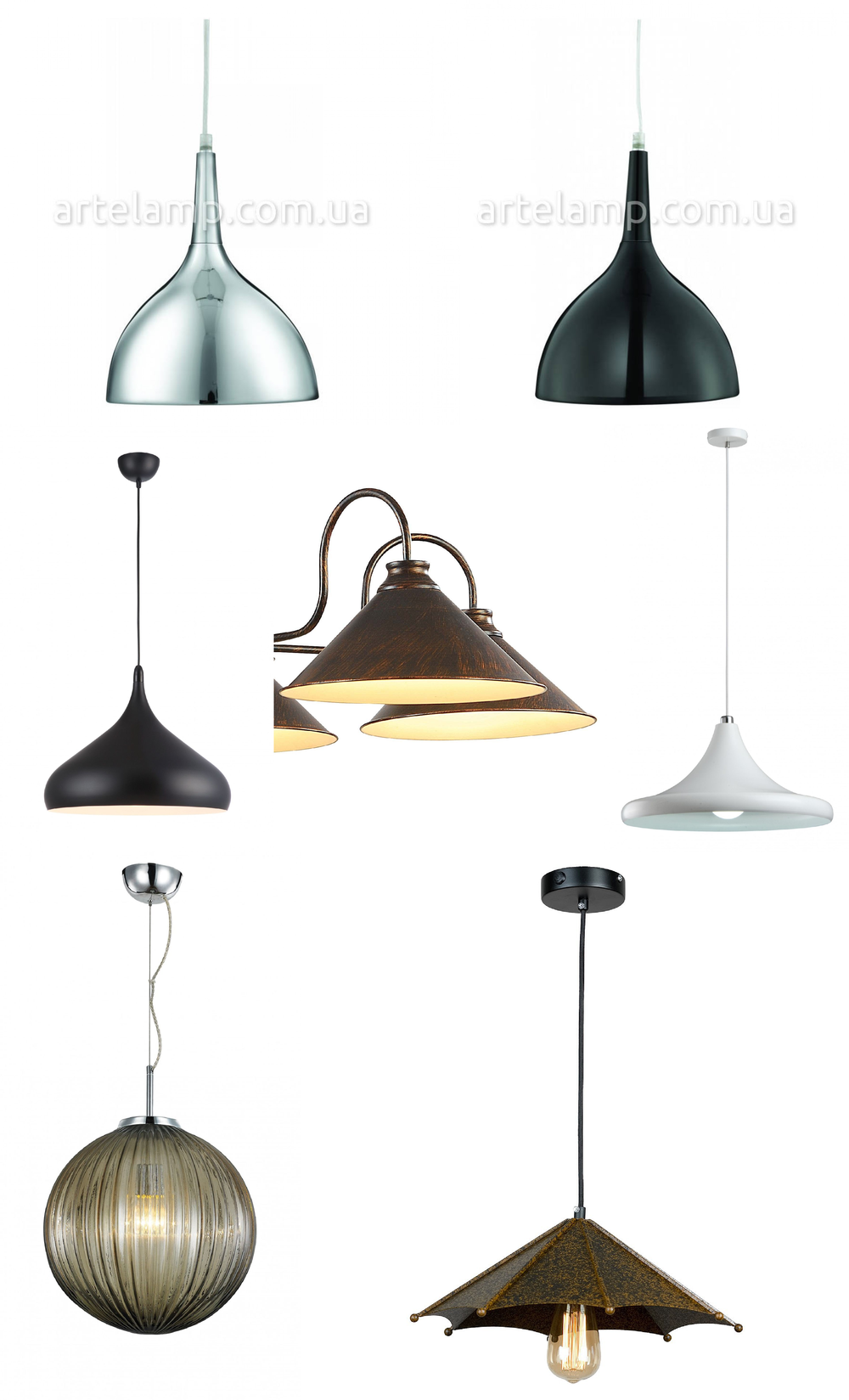 « подвесы». Arte Lamp серия Pendants артикул A9330SP-1SS