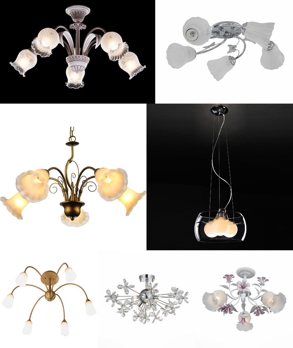 « потолочные». Arte Lamp серия Mormorio артикул A9361PL-5BR