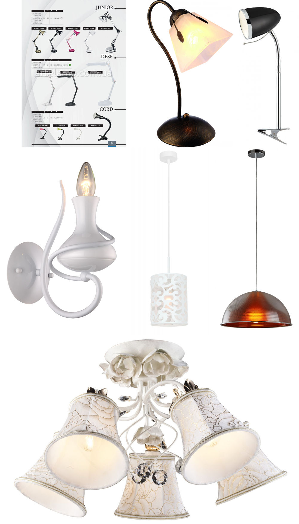 «Поворотные светильники». Arte Lamp серия Desk артикул A9427LT-1SI
