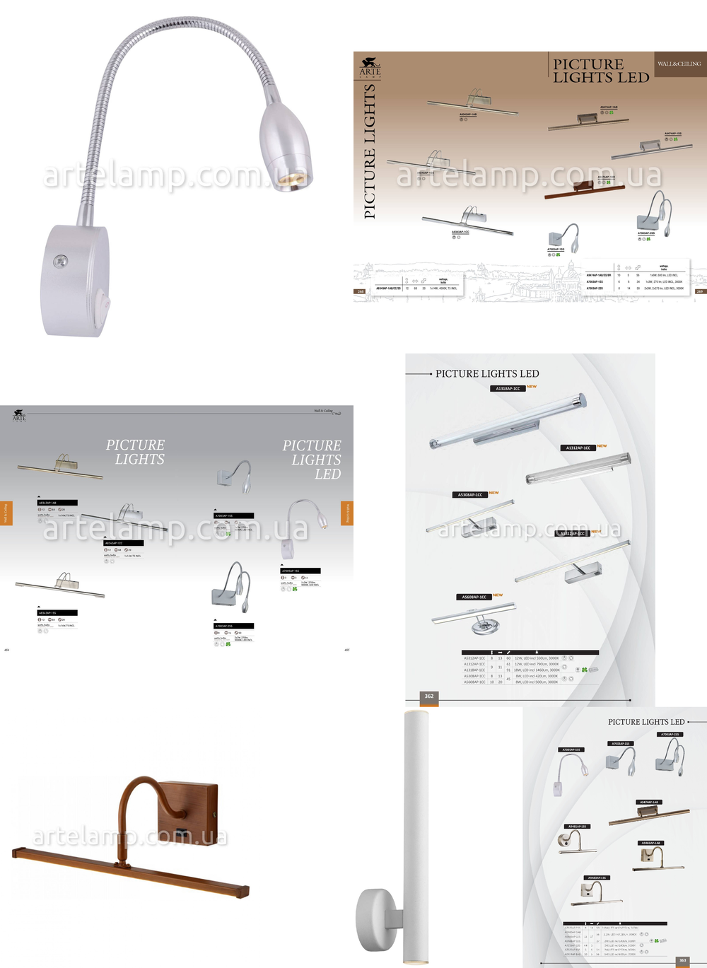 «». Arte Lamp серия Picture lights LED артикул A9474AP-1SS