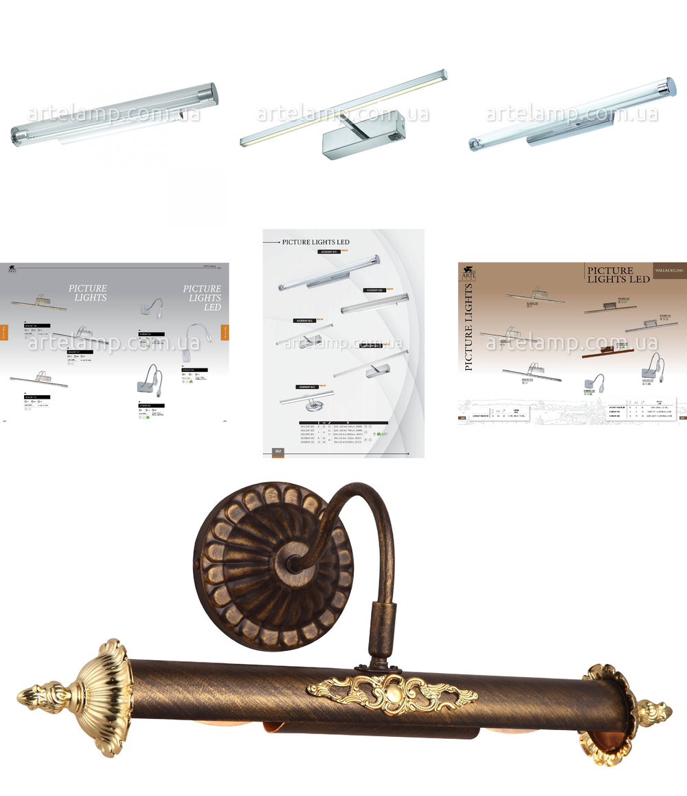 «». Arte Lamp серия Picture lights LED артикул A9481AP-1SS