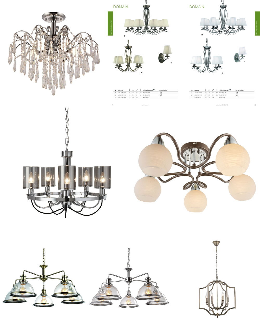 « подвесные». Arte Lamp серия Domain артикул A9521LM-5CC