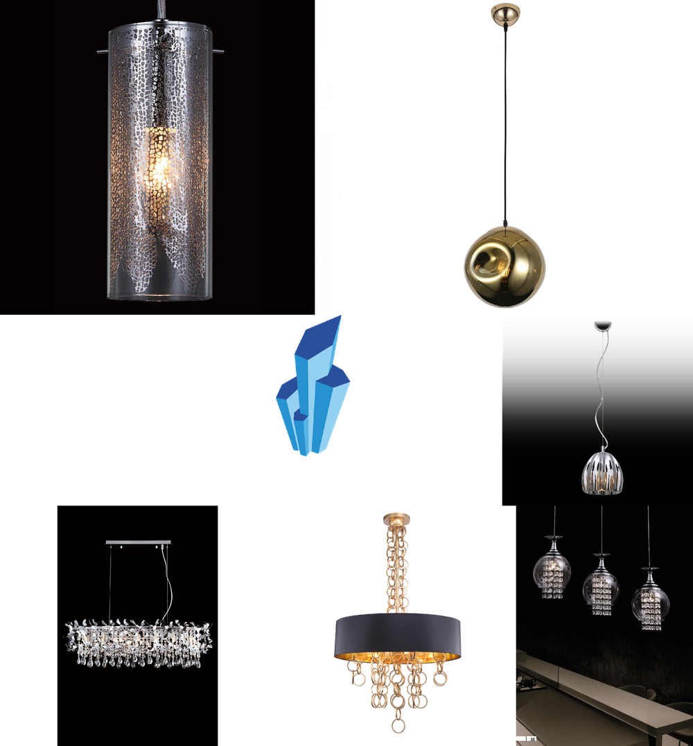 «Подвесные светильники». Crystal Lux серия Chik артикул CHIK SP3 GOLD