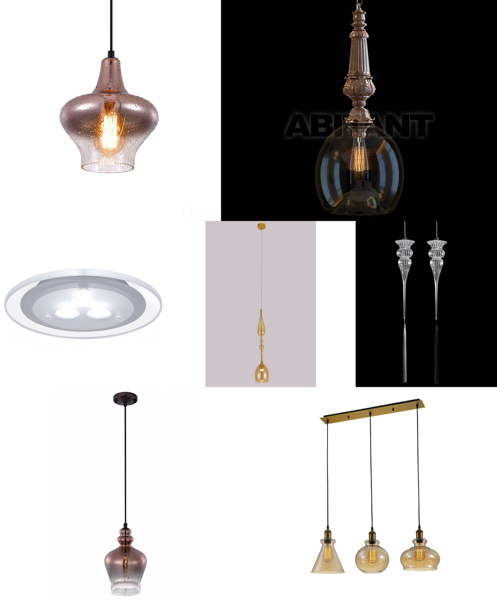 «Подвесные светильники». Crystal Lux серия Deco артикул DECO SP1 A AMBER