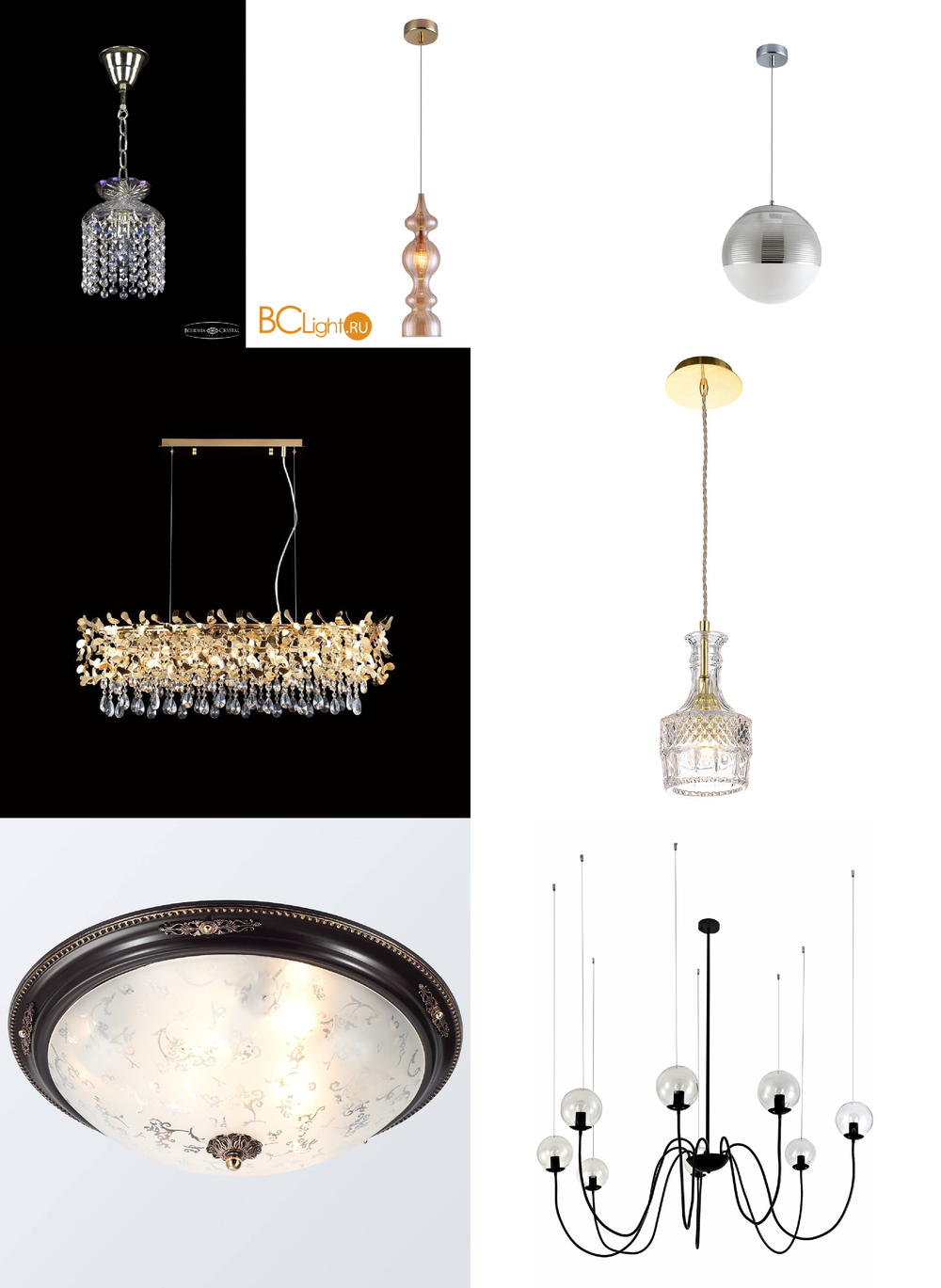 «Подвесные светильники». Crystal Lux серия Deco артикул DECO SP1 A AMBER