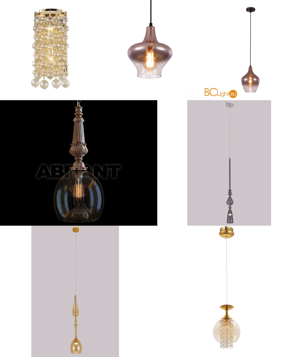 «Подвесные светильники». Crystal Lux серия Deco артикул DECO SP1 B AMBER