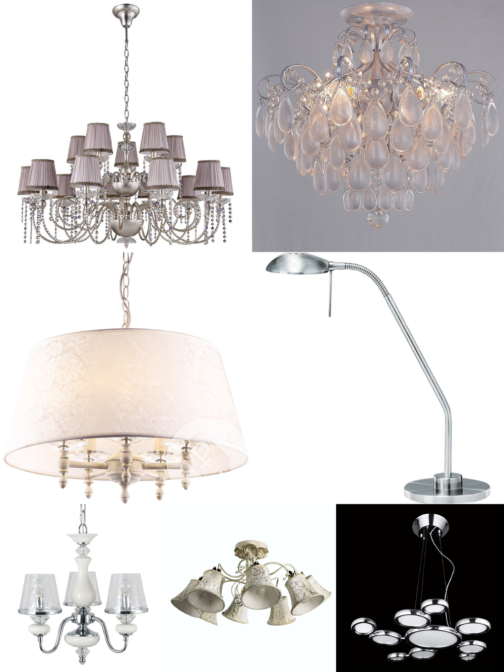 «». Crystal Lux серия Flamingo артикул FLAMINGO SP-PL8 CHROME