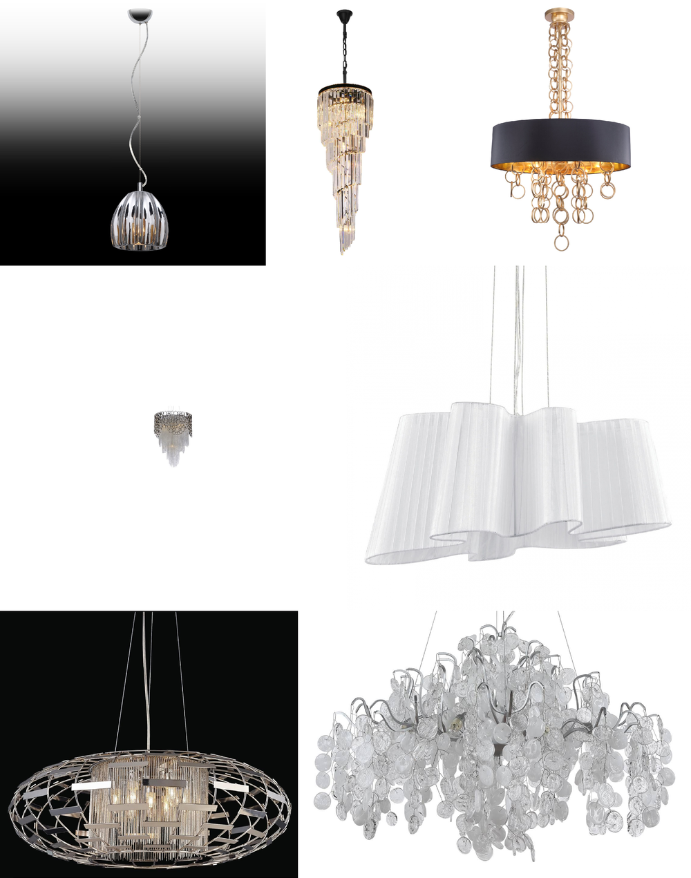 «Люстры». Crystal Lux серия Hauberk артикул HAUBERK SP-PL8 D60