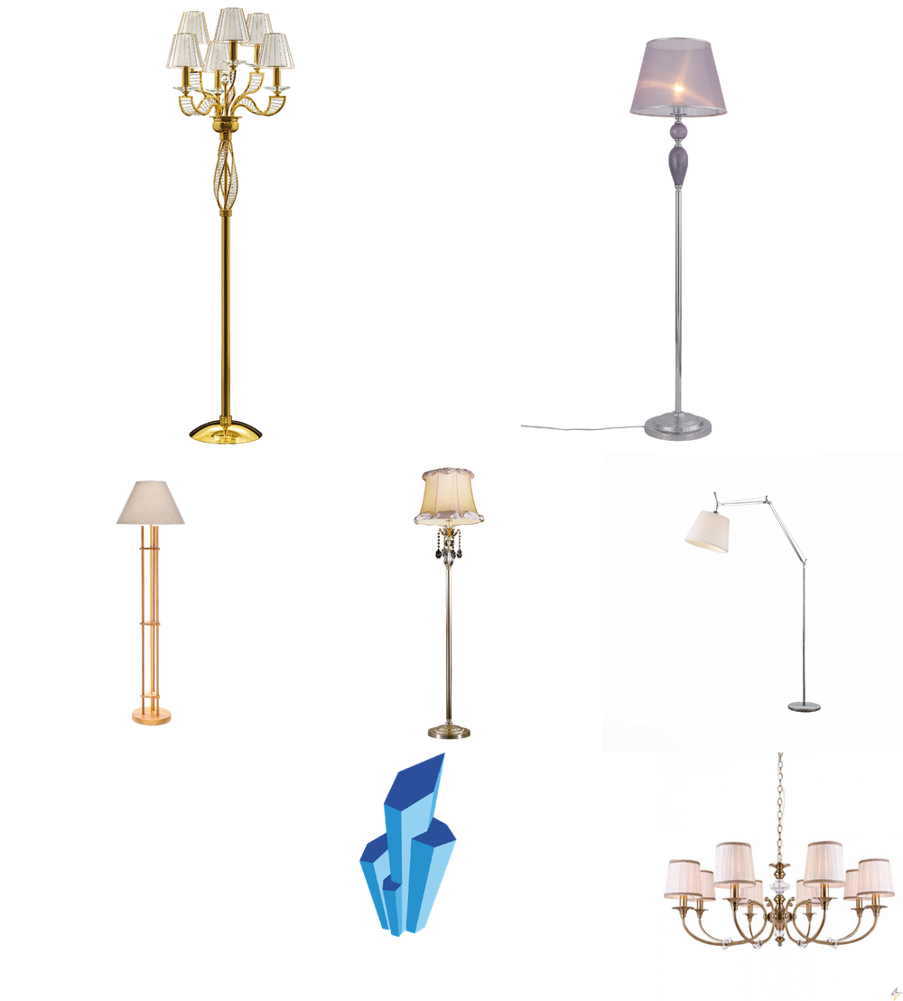 «Торшеры». Crystal Lux серия Iridium артикул IRIDIUM PT