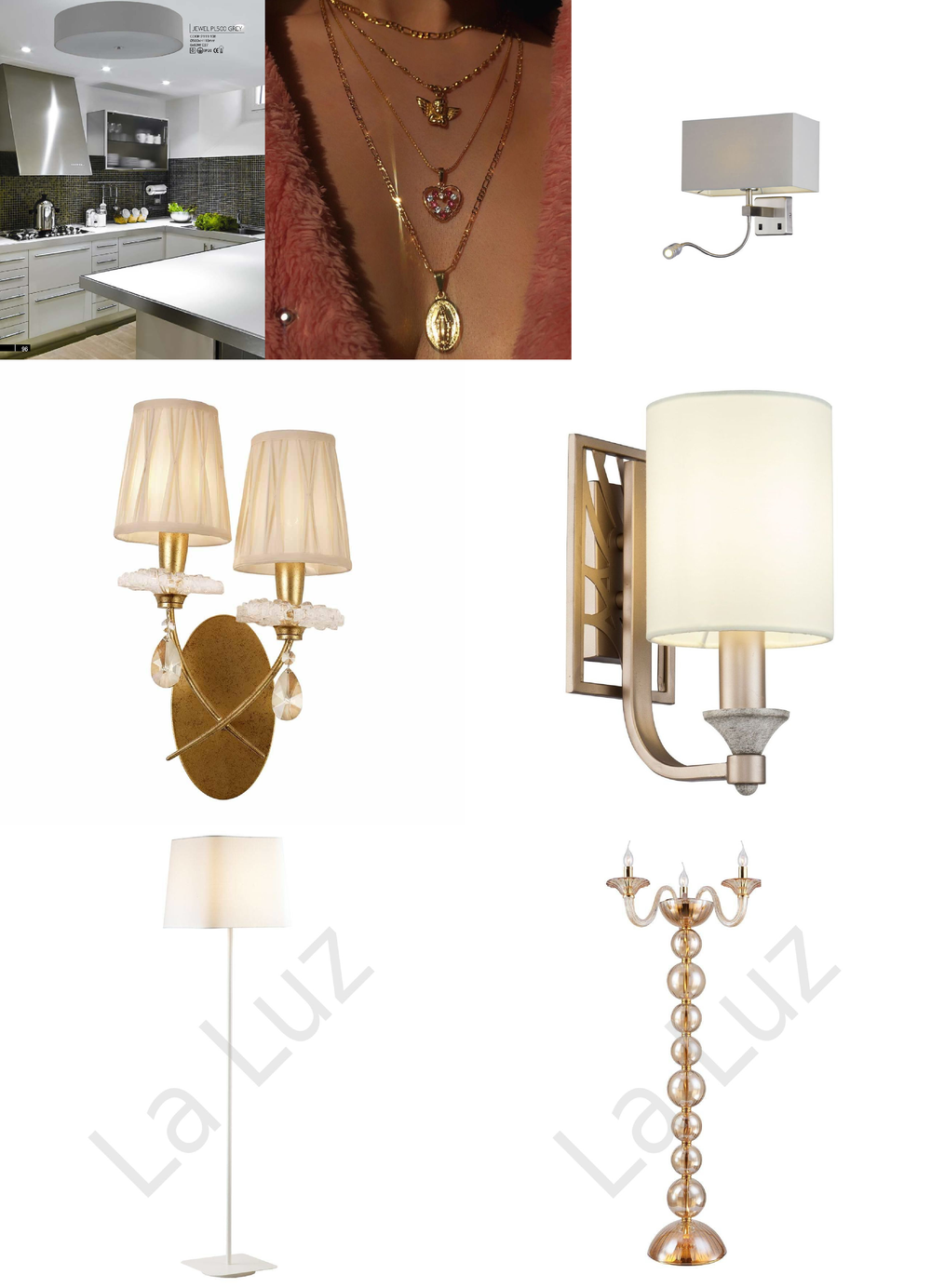 «Торшеры». Crystal Lux серия Jewel артикул JEWEL PT2 GR