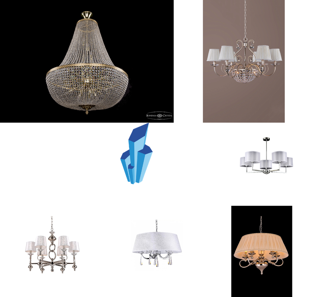 «Люстры». Crystal Lux серия Kripton артикул KRIPTON SP5