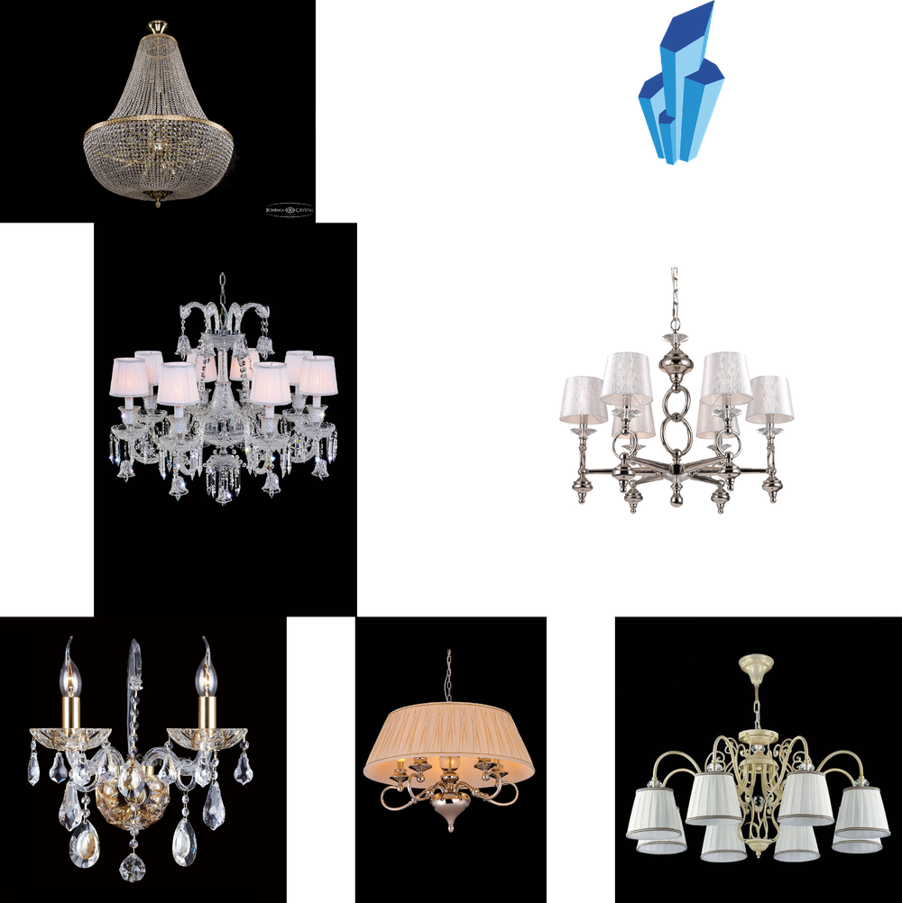 «Люстры». Crystal Lux серия Kripton артикул KRIPTON SP8