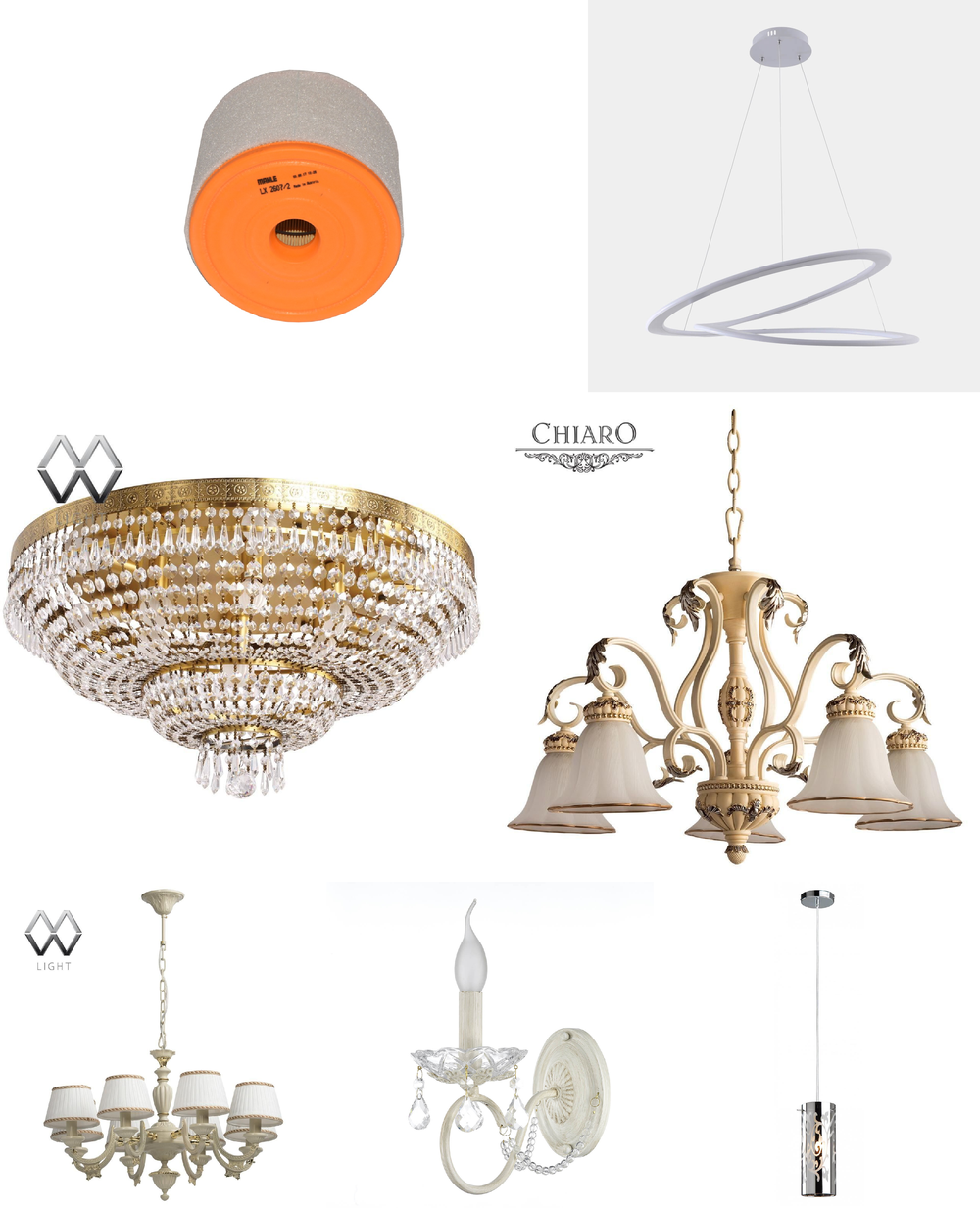 «Подвесные светильники». Crystal Lux серия Lux артикул LUX L300-3 CHROME