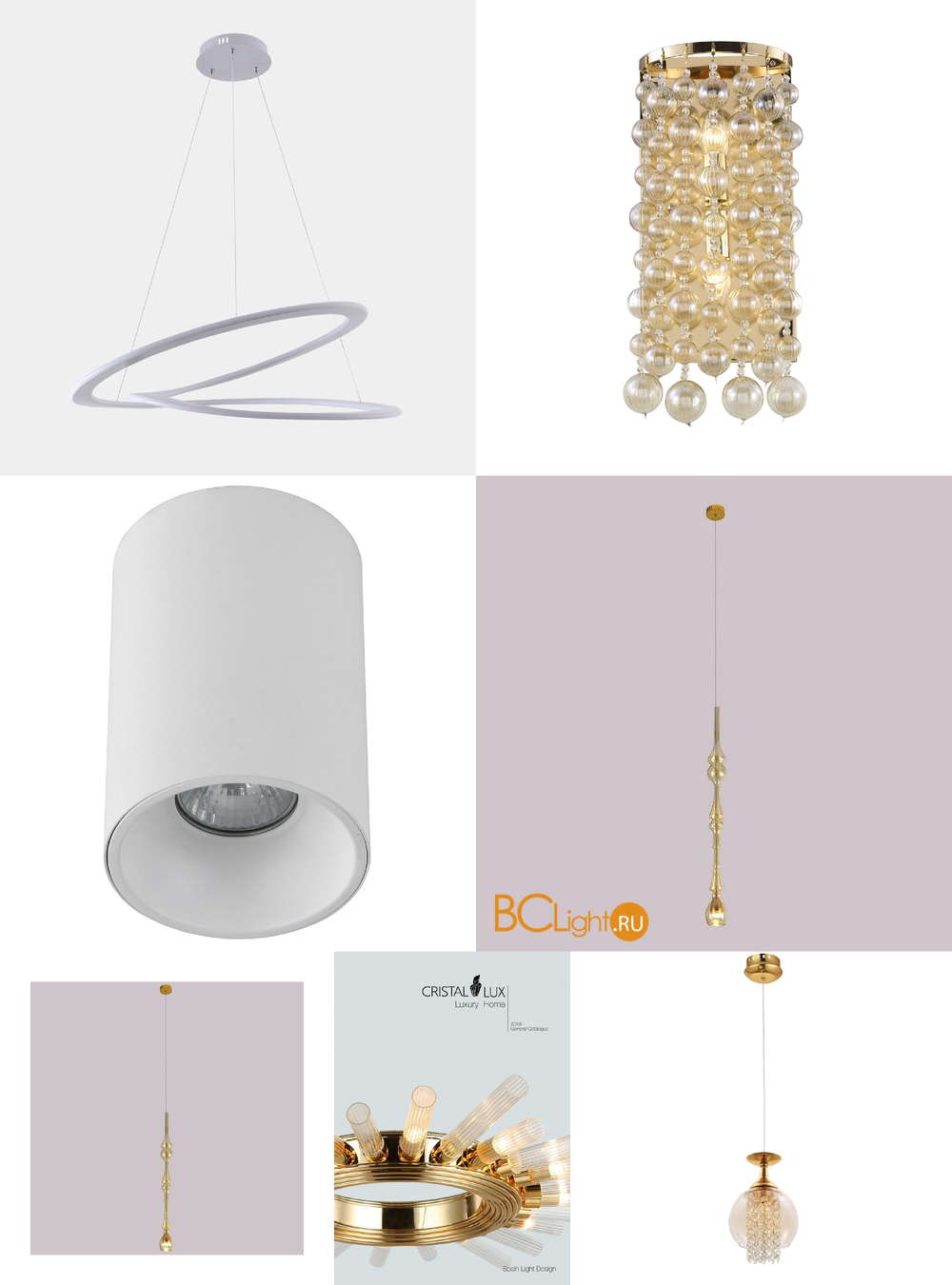 «Подвесные светильники». Crystal Lux серия Lux артикул LUX SP1 D AMBER
