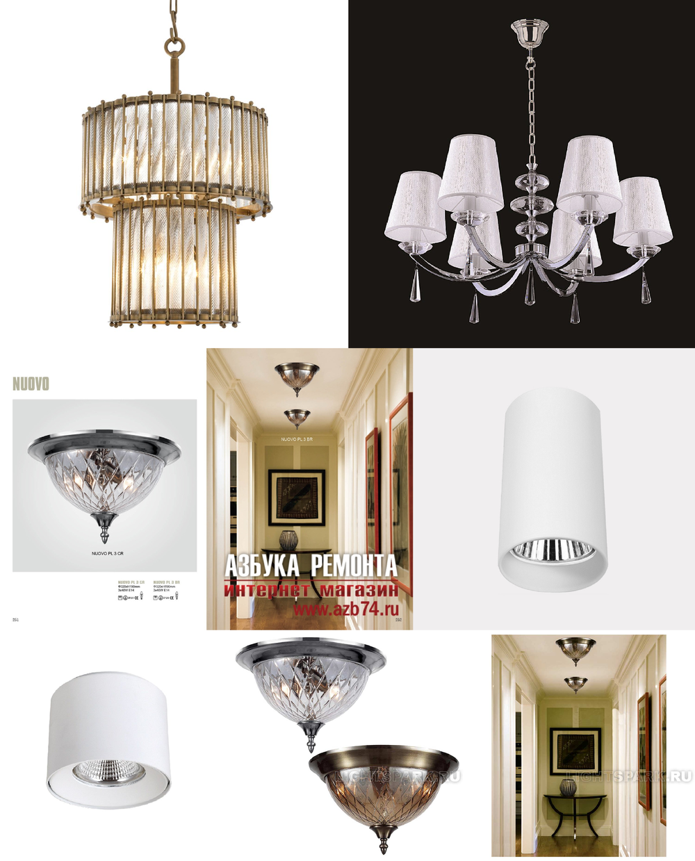 «Люстры». Crystal Lux серия Nuovo артикул NUOVO PL3 CHROME