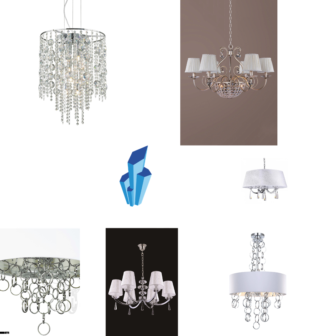 «Люстры». Crystal Lux серия Olimpo артикул OLIMPO SP4