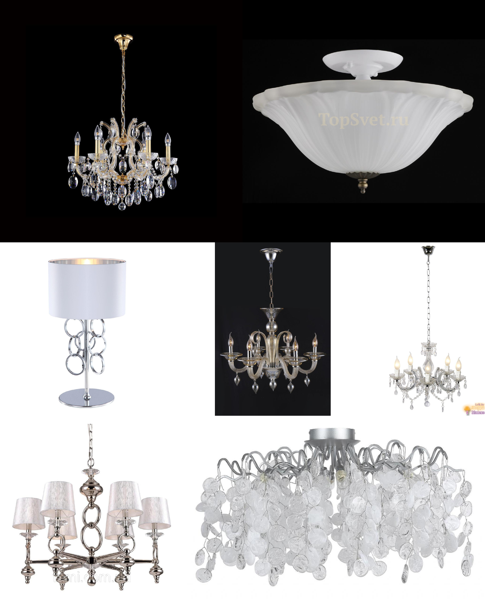 «Люстры». Crystal Lux серия Olimpo артикул OLIMPO SP6