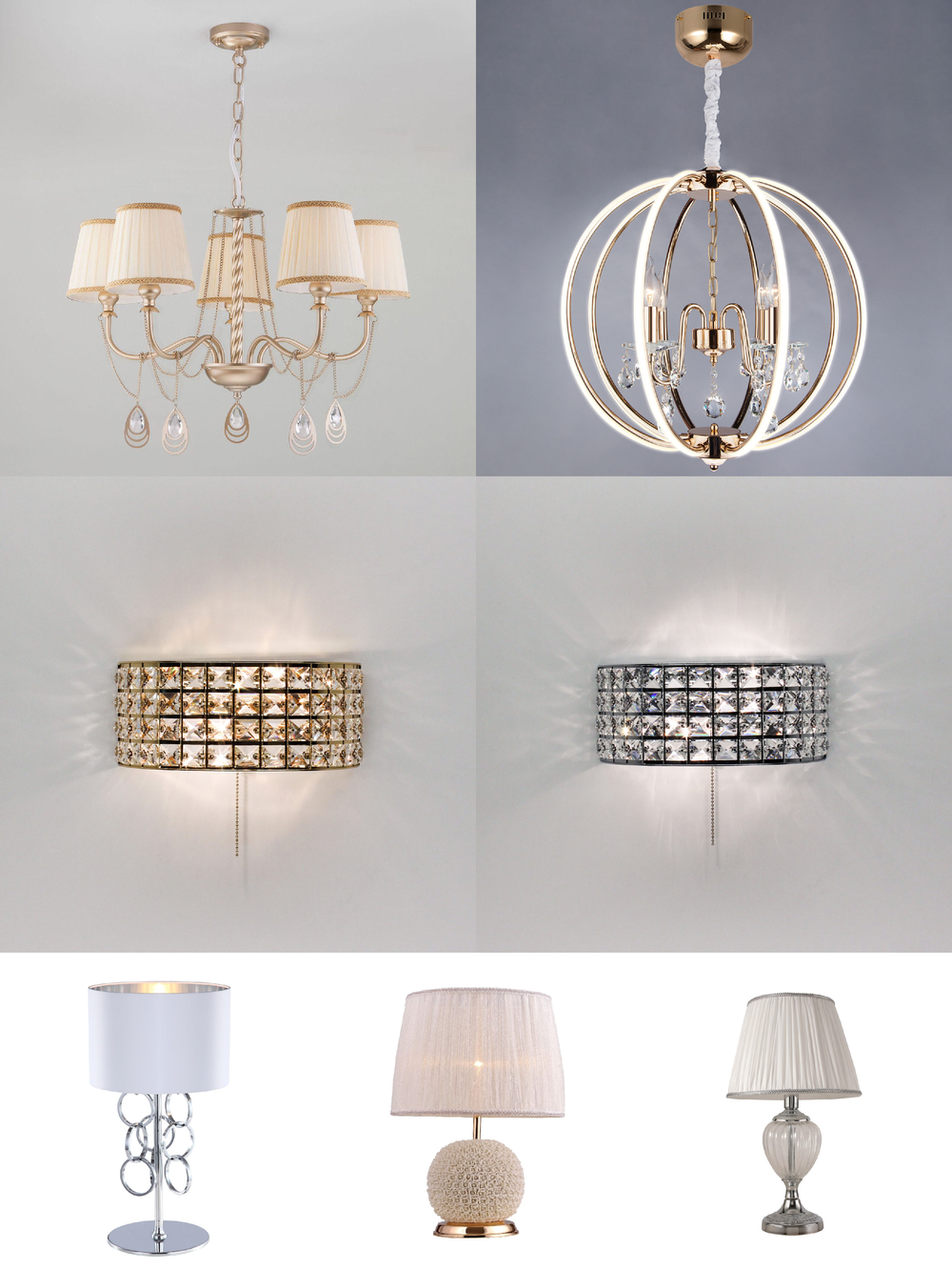 «Настольные лампы». Crystal Lux серия Olimpo артикул OLIMPO TL1