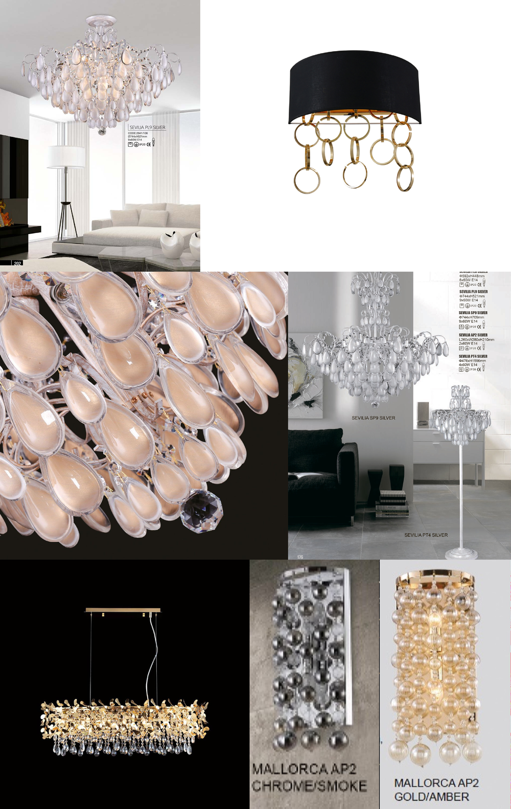 «Бра». Crystal Lux серия Sevilia артикул SEVILIA AP2 GOLD