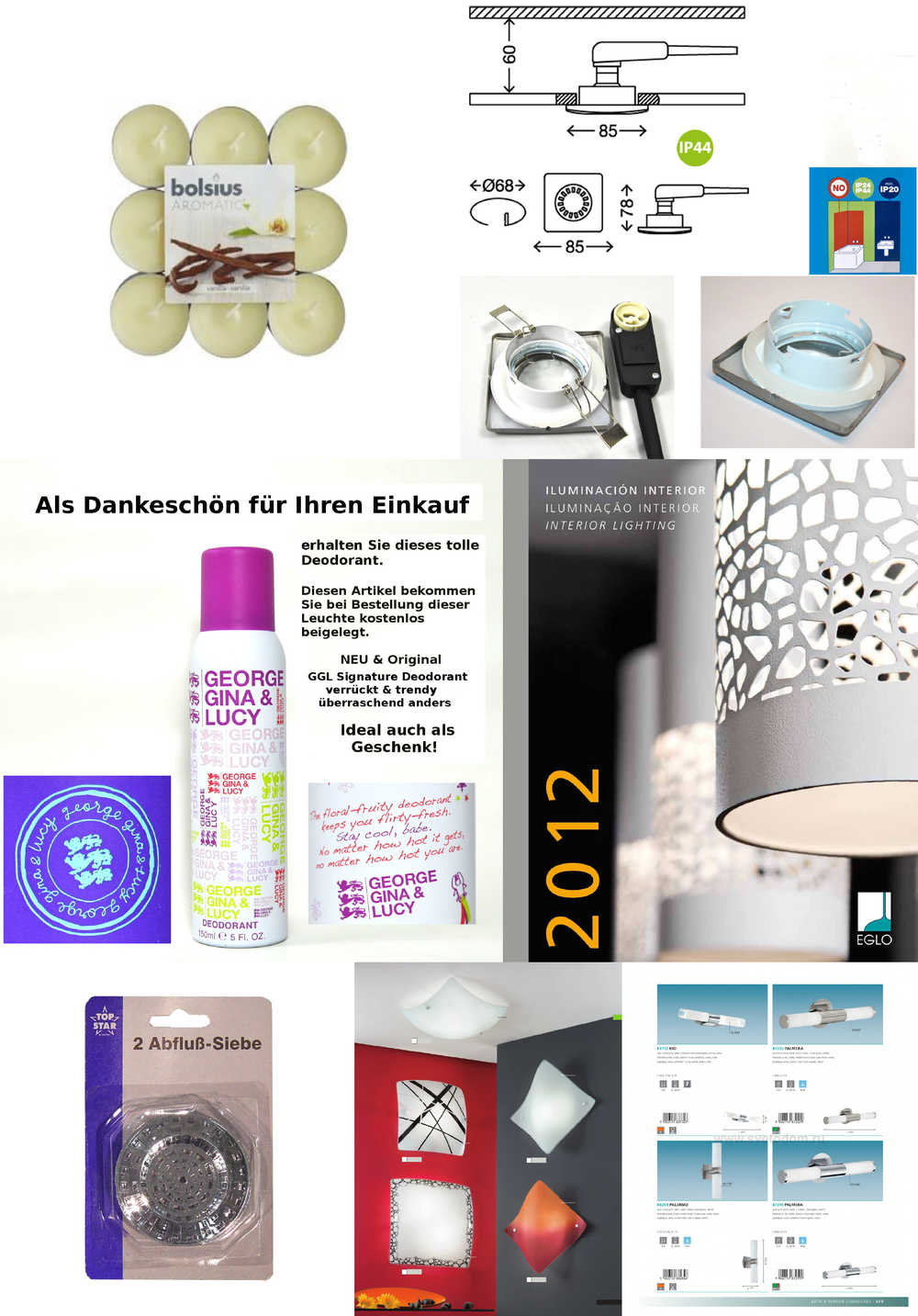 «». Eglo серия Palmera артикул 87214