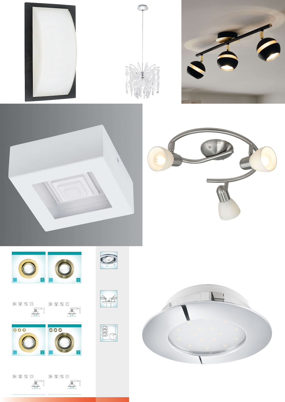 «». Eglo серия Einbauspot артикул 87373