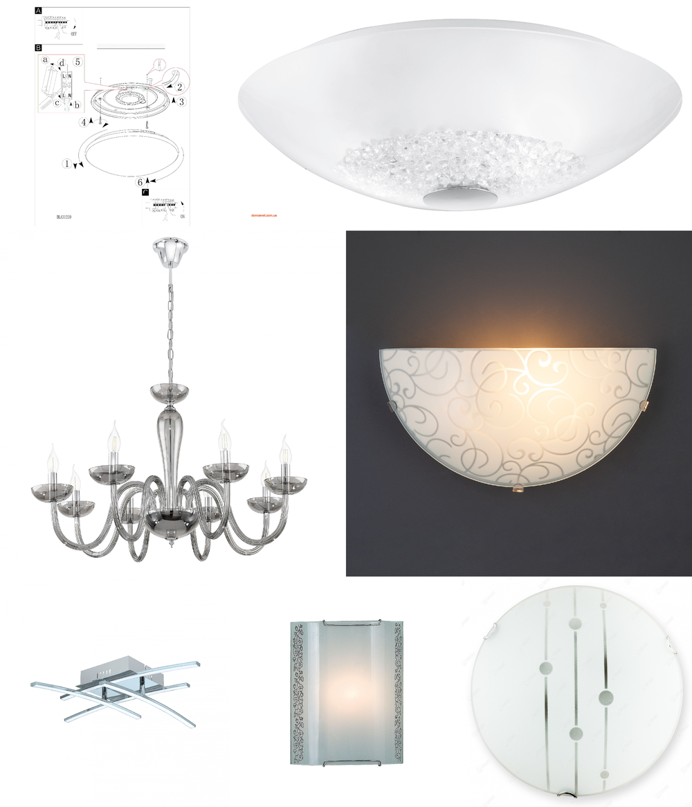 «». Eglo серия Bari 1 артикул 89678
