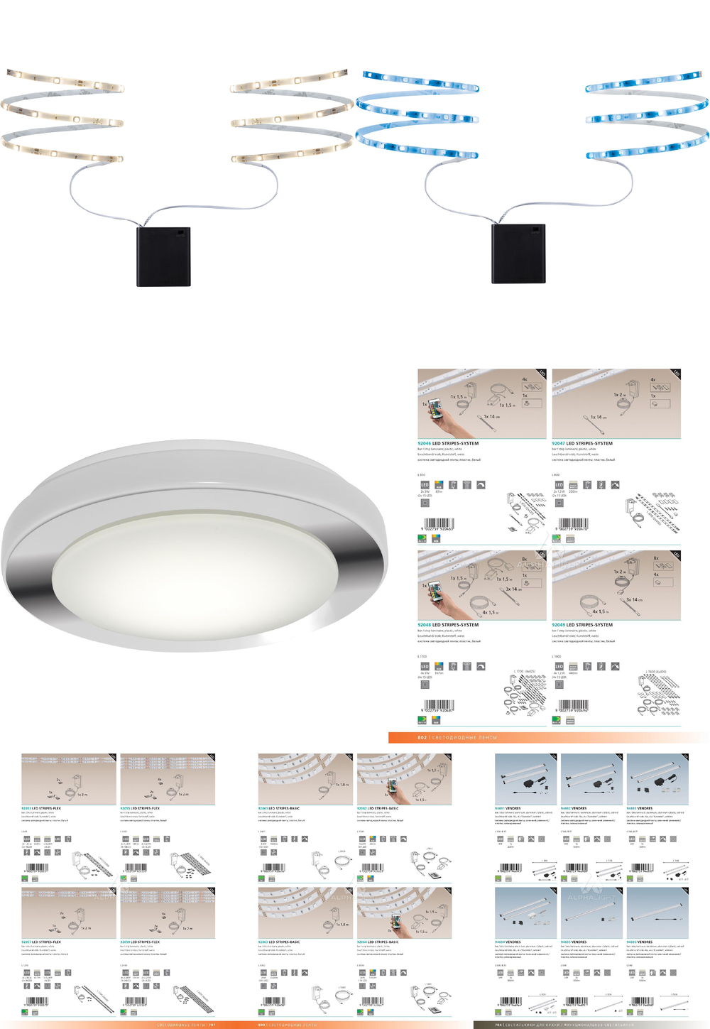 « светодиодная лента». Eglo серия LED Stripes—Module артикул 92315