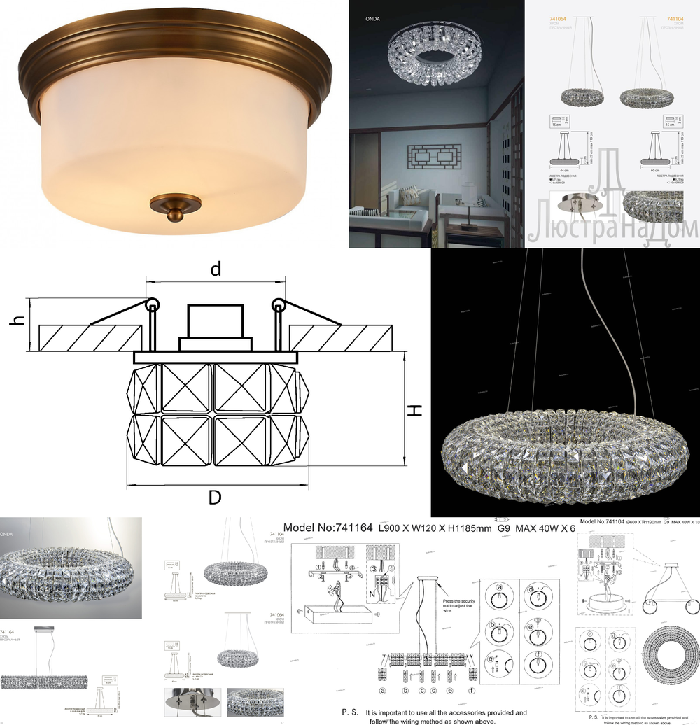 « потолочные». Lightstar серия Onda артикул 032804