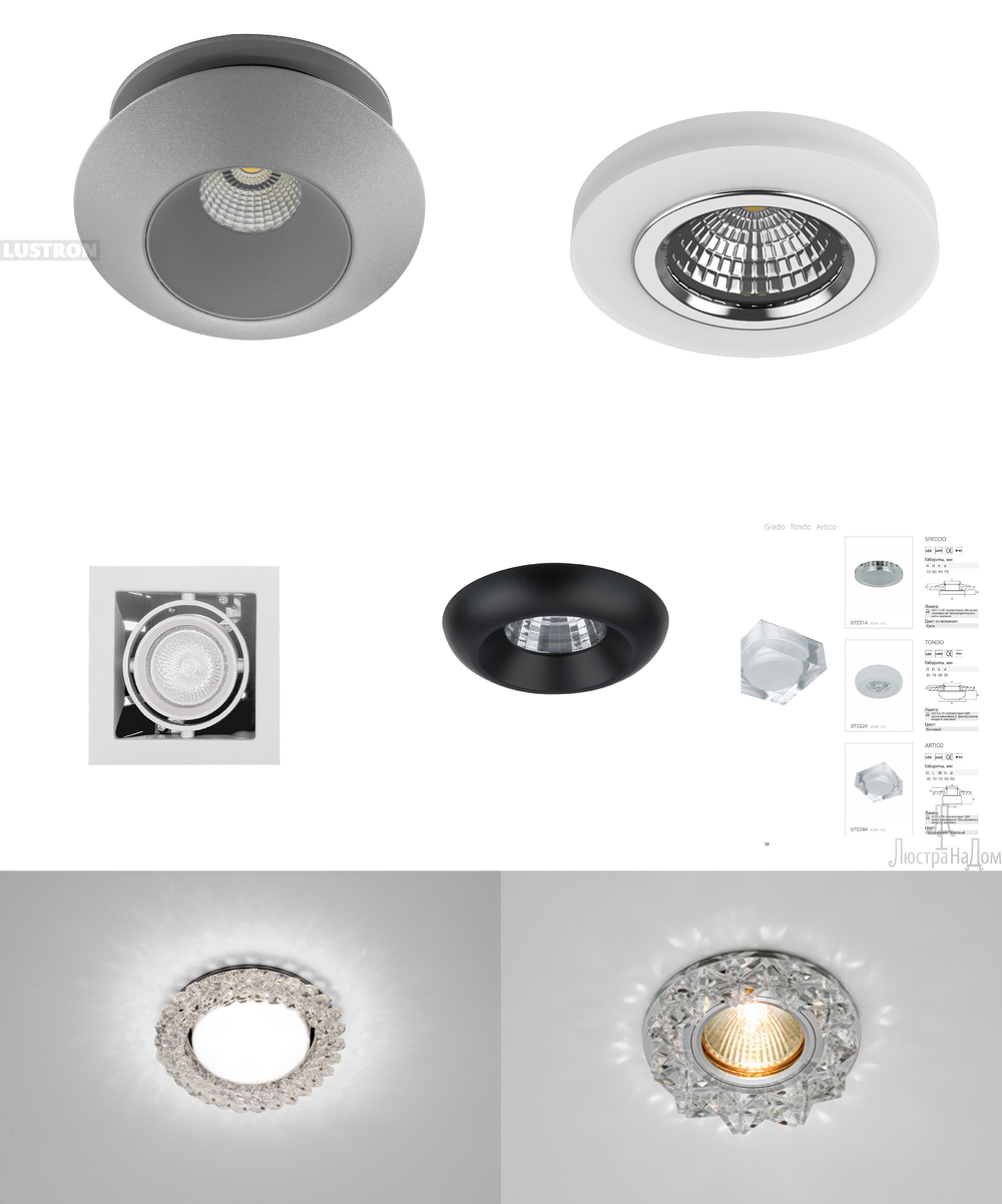 « потолочные». Lightstar серия Speccio артикул 070314