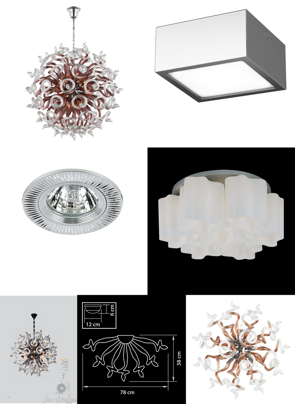 «». Lightstar серия Medusa артикул 890654