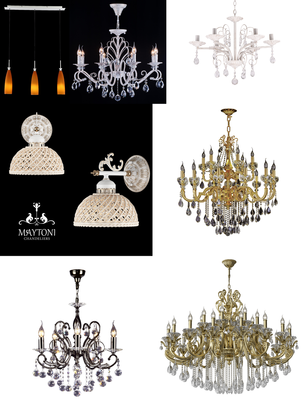 «Люстры». Maytoni серия Elegant 1 артикул ARM215-05-G
