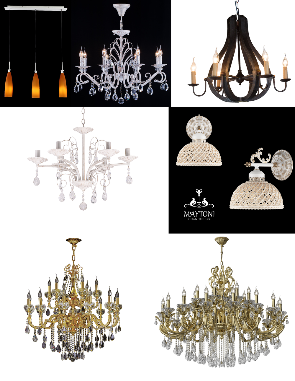 «Люстры». Maytoni серия Elegant 1 артикул ARM215-08-G