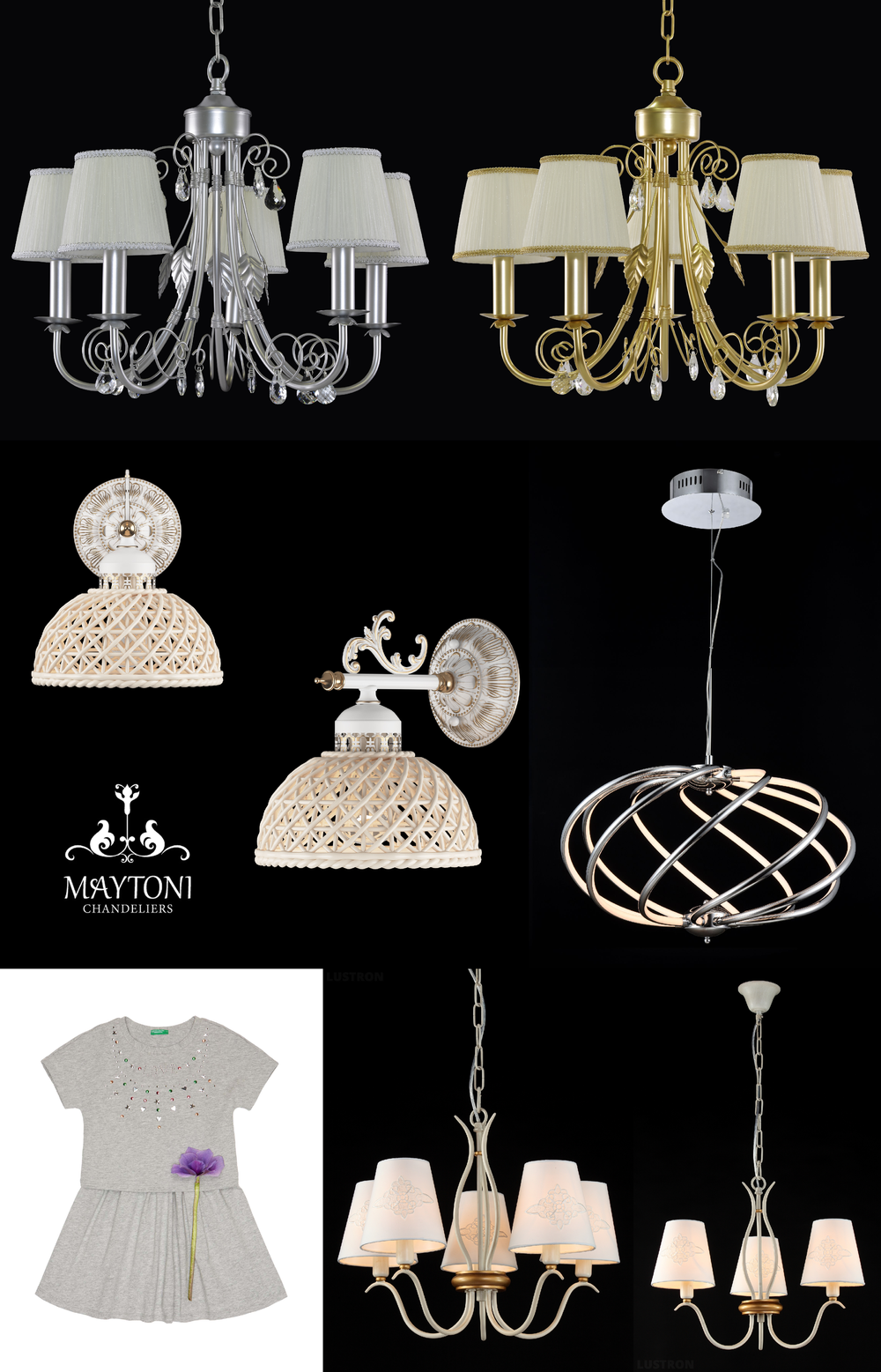 « подвесные». Maytoni серия Elegant 15 артикул ARM227-05-W