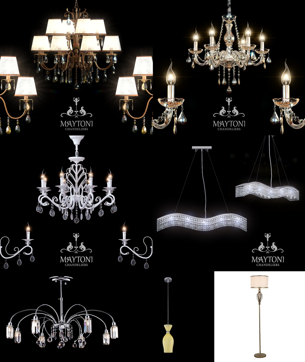 «Люстры». Maytoni серия Monogram 1 артикул ARM901-08-G