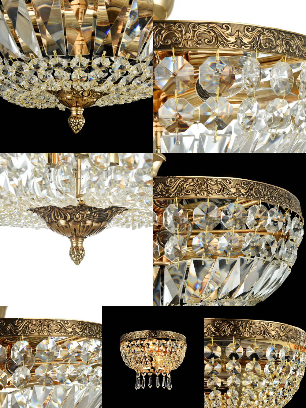 « потолочные». Maytoni серия Tiara артикул DIA500-CL-30-05-G