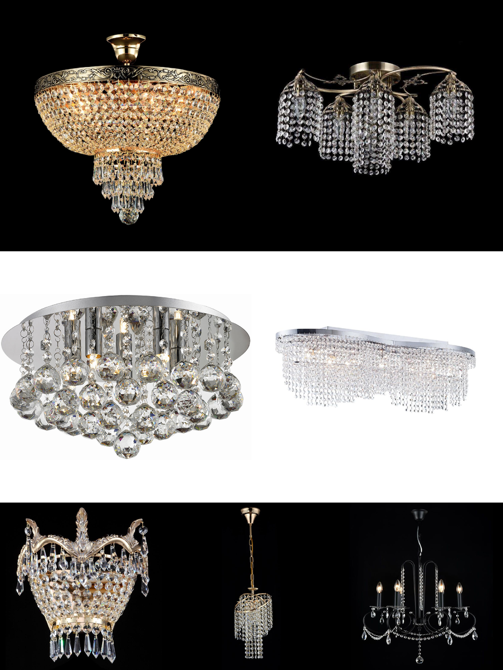 « потолочные». Maytoni серия Diamant 9 артикул DIA830-PT55-B