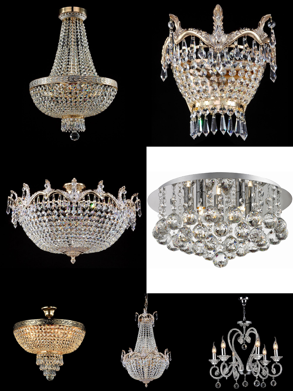 « потолочные». Maytoni серия Diamant 9 артикул DIA830-PT55-WG