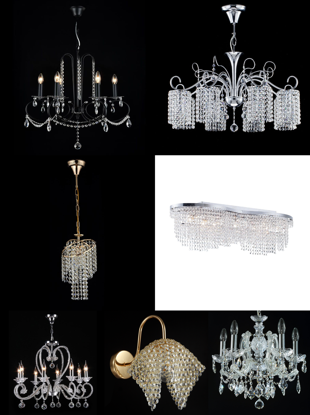 « потолочные». Maytoni серия Diamant 9 артикул DIA830-PT55-WG