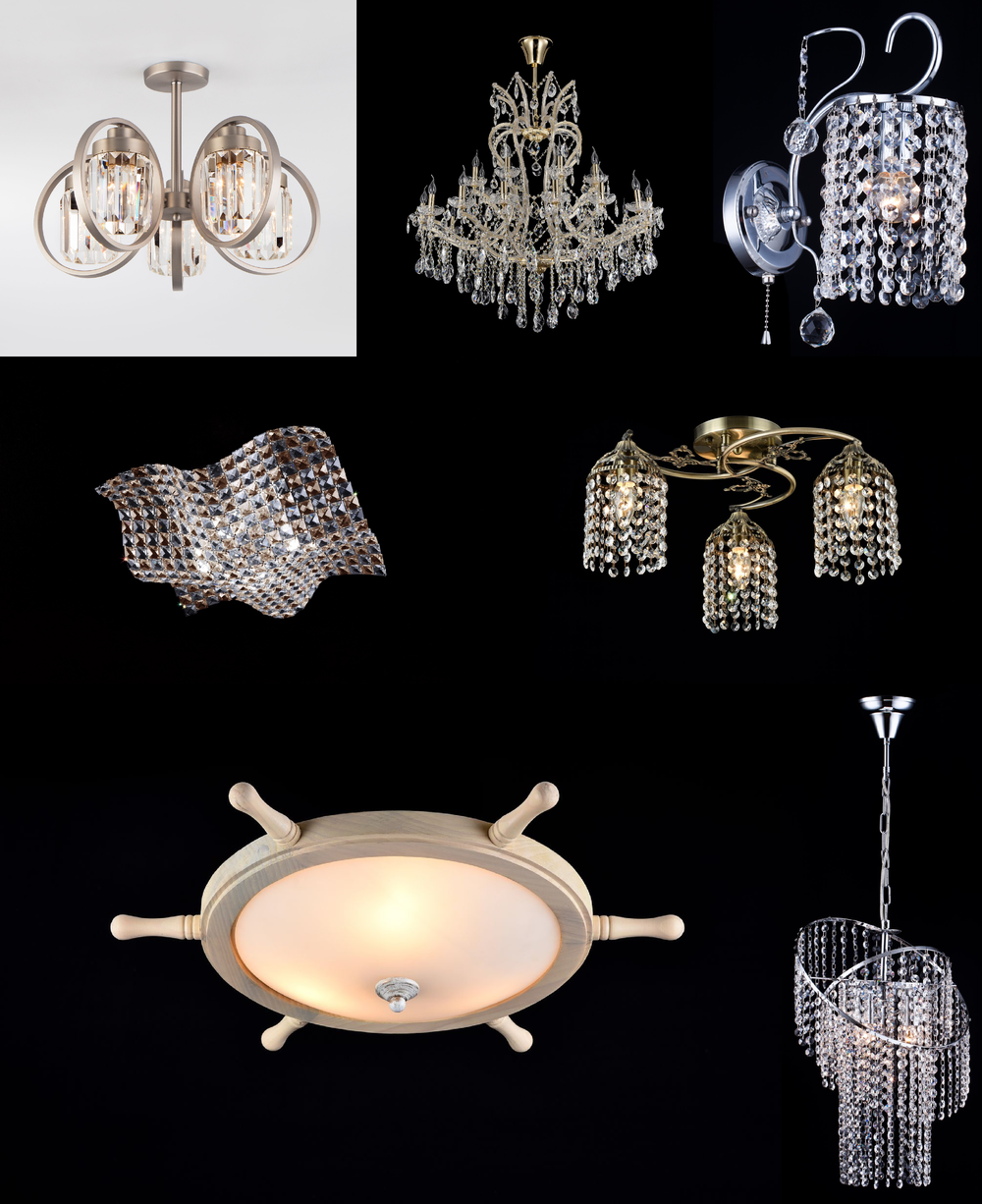 « потолочные». Maytoni серия Diamant 5 артикул DIA900-PT30-G