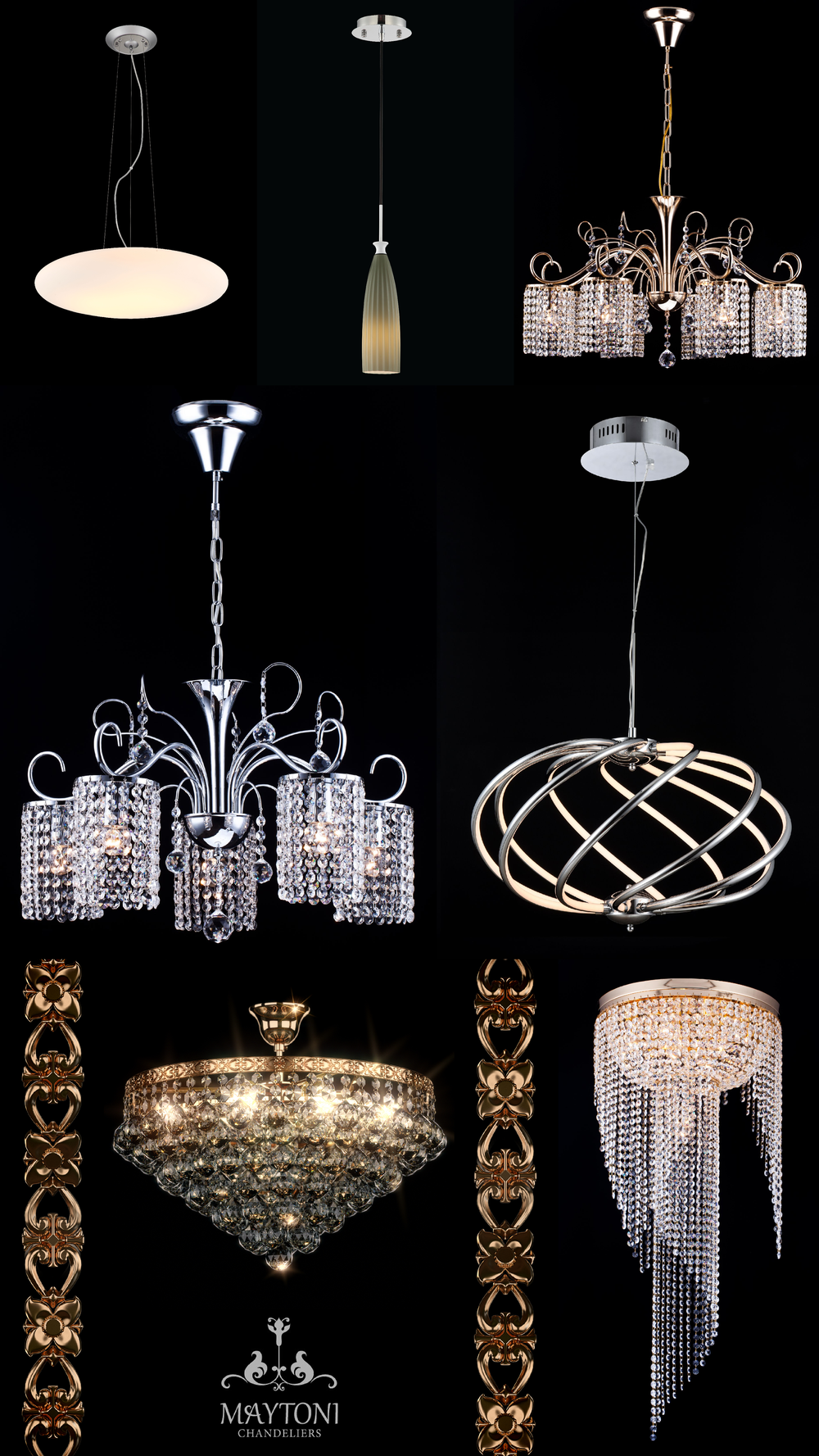 « потолочные». Maytoni серия Diamant 5 артикул DIA900-PT40-N