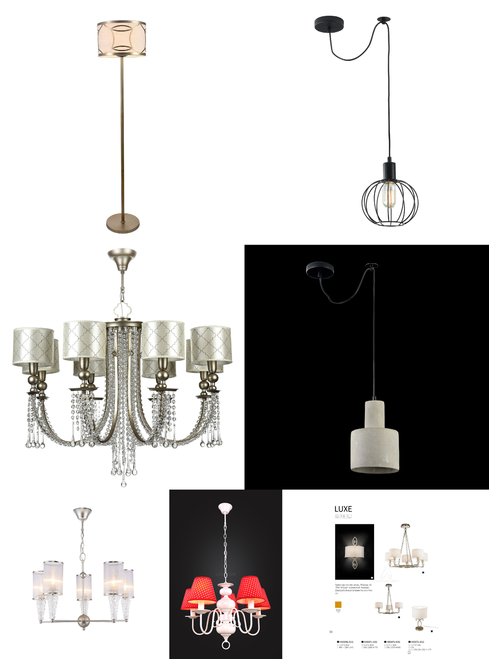« подвесные». Maytoni серия Luxe артикул H006PL-05G